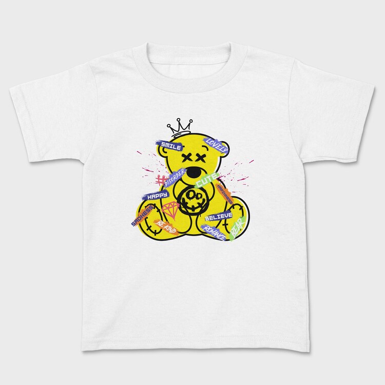 Yellow Teddy Bear, Tricou Copii