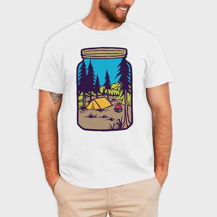 Bottle Of Happyness, Tricou Barbati (Unisex)