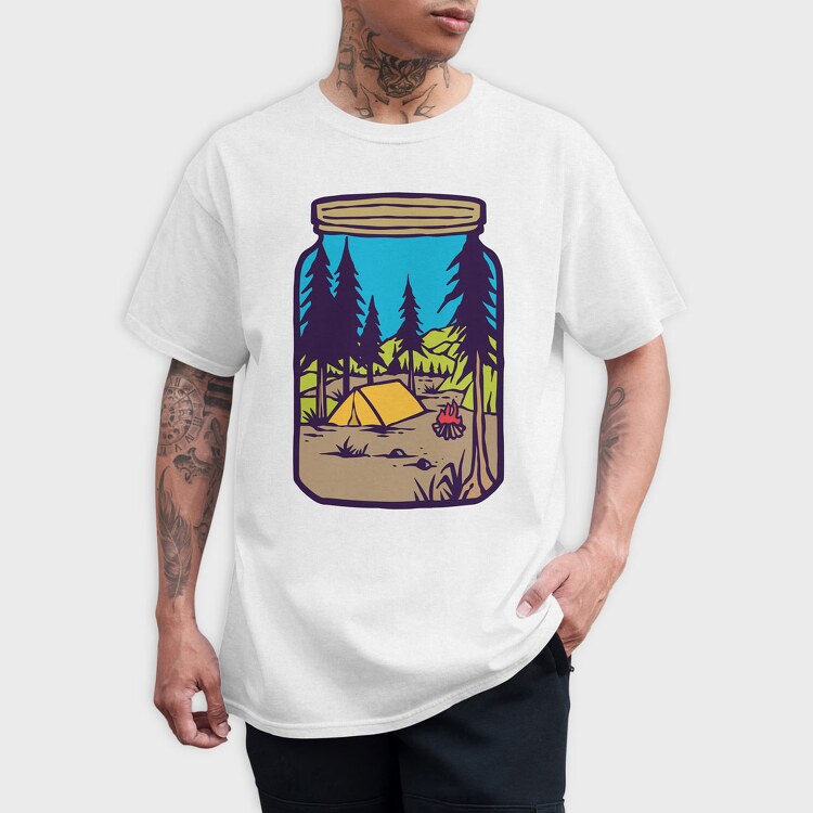 Bottle Of Happyness, Tricou Barbati (Unisex)