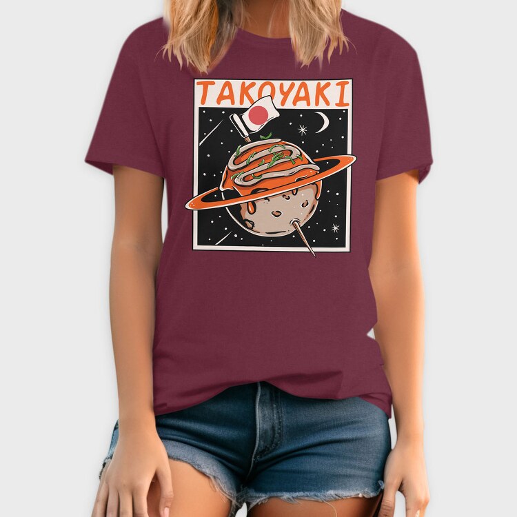 Takoyaki Space Explorer, Tricou Barbati (Unisex)