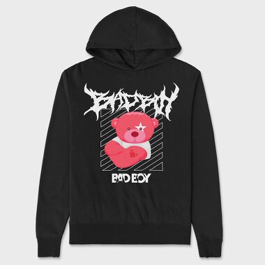 Bad Boy Bear, Hanorac Oversize Barbati (Unisex)