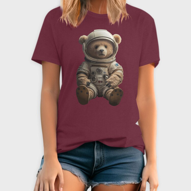 Astronaut Teddy, Tricou Barbati (Unisex)
