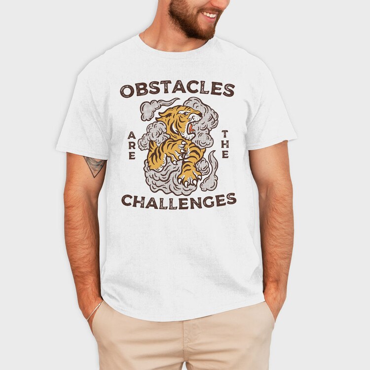 Tiger Smoke Challenges, Tricou Barbati (Unisex)