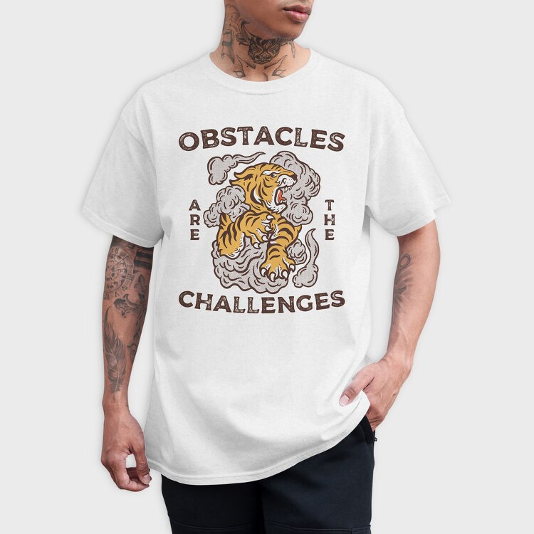 Tiger Smoke Challenges, Tricou Barbati (Unisex)