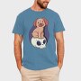 Pug Skull, Tricou Barbati (Unisex)
