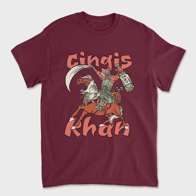 Gingis Khan, Tricou Barbati (Unisex)