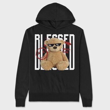 Blessed Bear, Hanorac Oversize Barbati (Unisex)