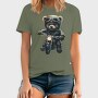 Biker Teddy Bear, Tricou Barbati (Unisex)