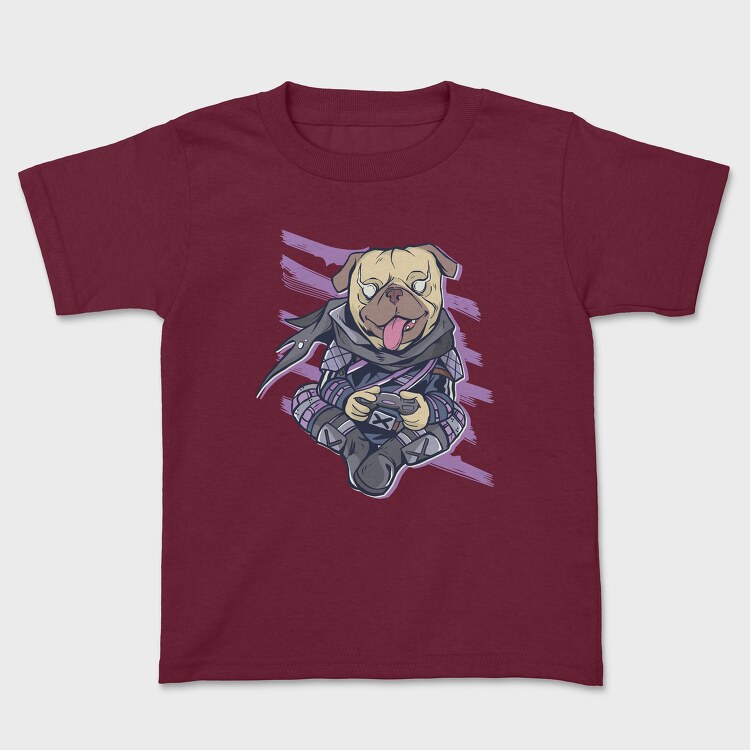 Pug Gamer Ninja, Tricou Copii