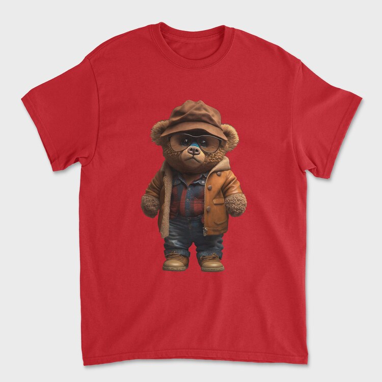 Vintage Teddy Bear, Tricou Barbati (Unisex)