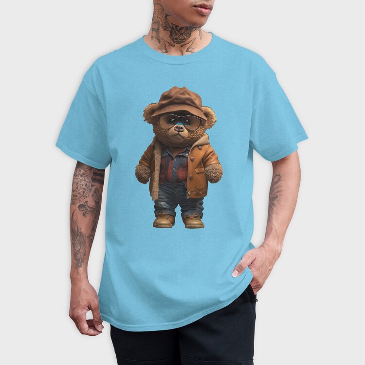 Vintage Teddy Bear, Tricou Barbati (Unisex)