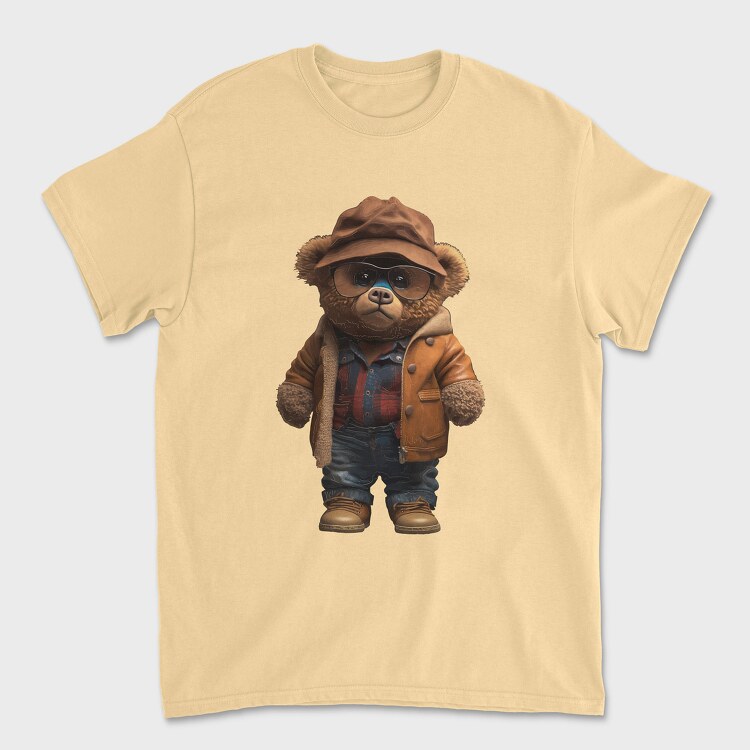 Vintage Teddy Bear, Tricou Barbati (Unisex)