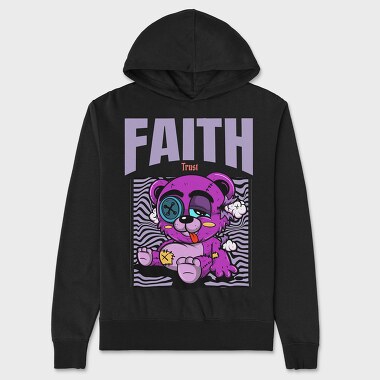 Faith Bear, Hanorac Oversize Barbati (Unisex)