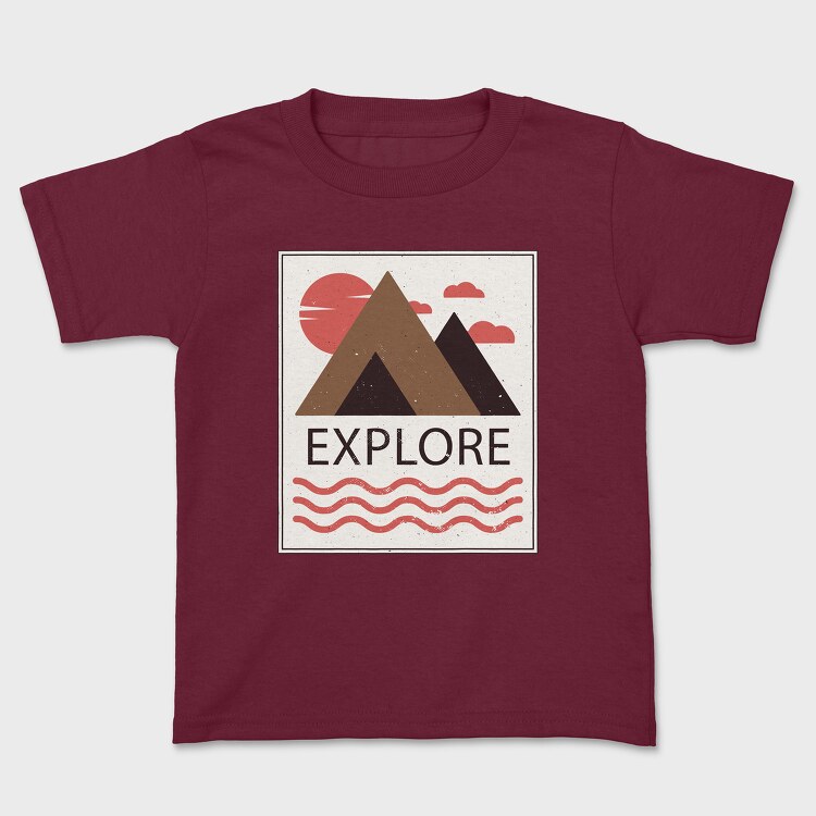 Explore, Tricou Copii