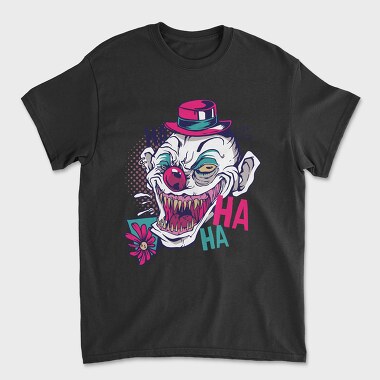 Tricou Barbati (Unisex), Creppy Clown