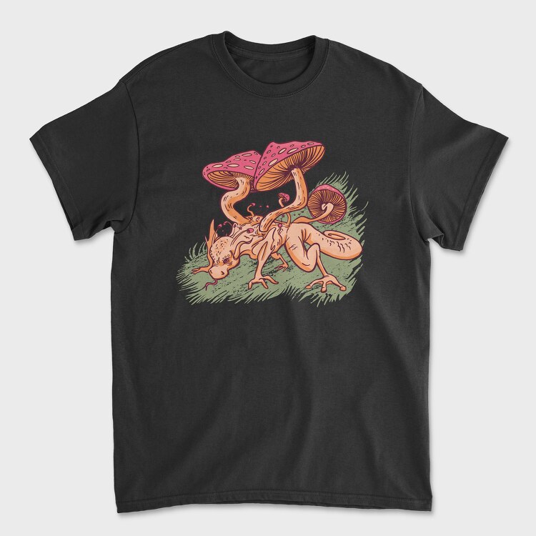 Tricou Barbati (Unisex), Mushroom Dragon