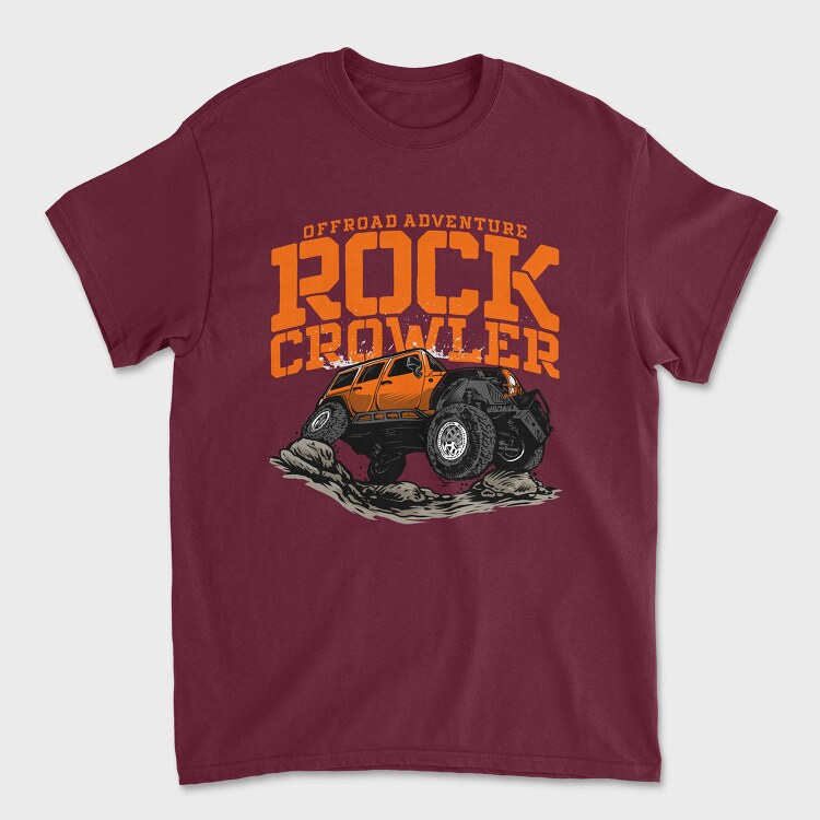 Offroad Adventure Rock Crowler Jeep, Tricou Barbati (Unisex)