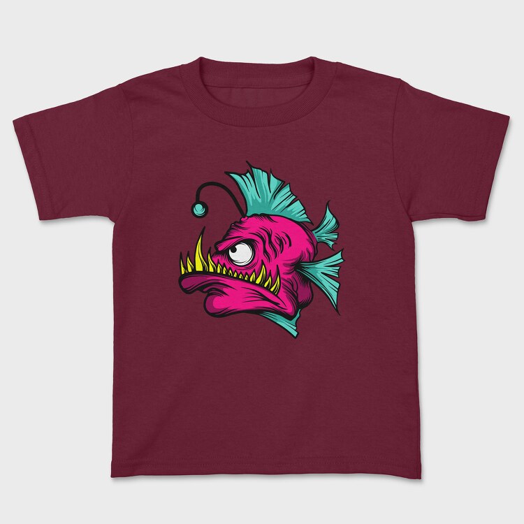 Anglerfish Pink, Tricou Copii