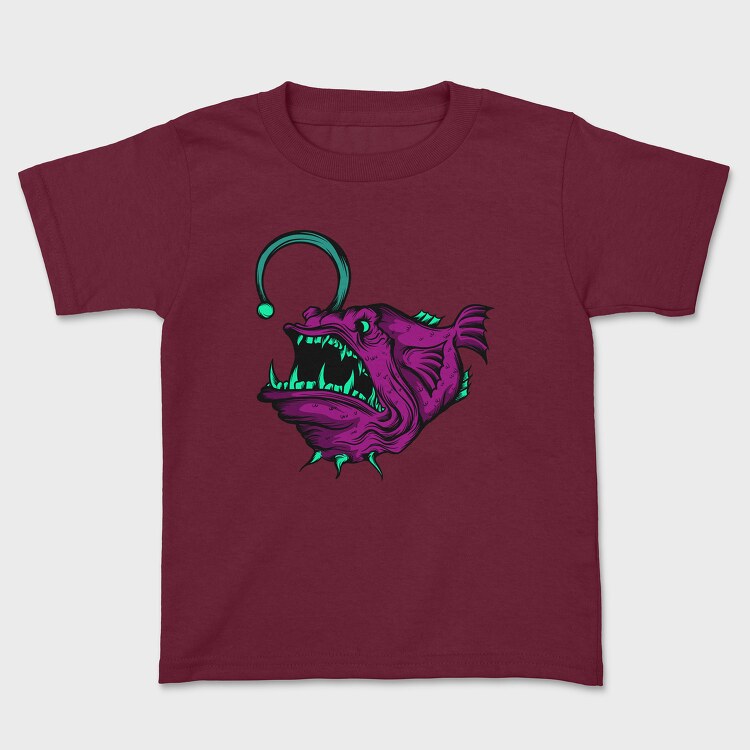 Anglerfish Purple, Tricou Copii