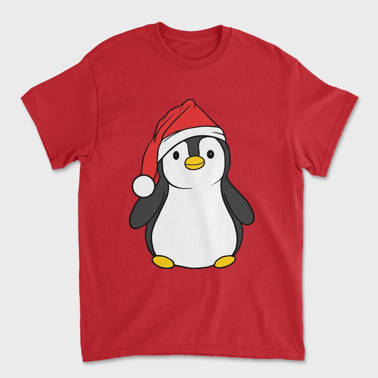 Tricou Barbati (Unisex), Christmas Penguin