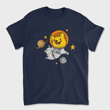 Dog in Space, Tricou Barbati (Unisex)