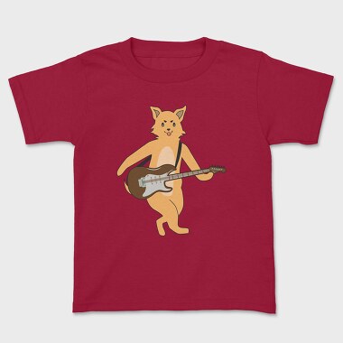 Dog Playing Guitar 13, Tricou Copii