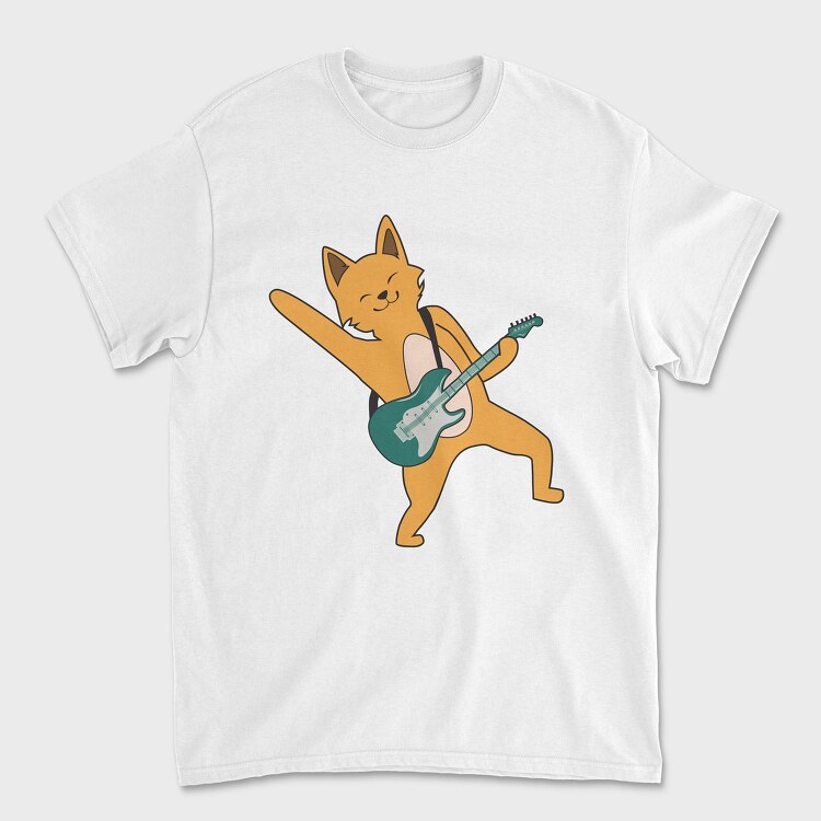 Tricou Barbati (Unisex), Dog Playing Guitar 15