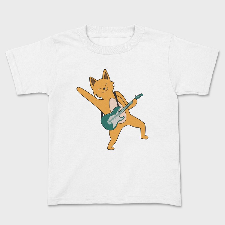 Tricou Copii, Dog Playing Guitar 15