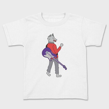 Dog Playing Guitar 7, Tricou Copii