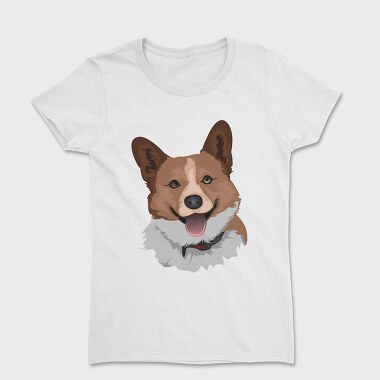 Dog Portrait 1, Tricou Femei