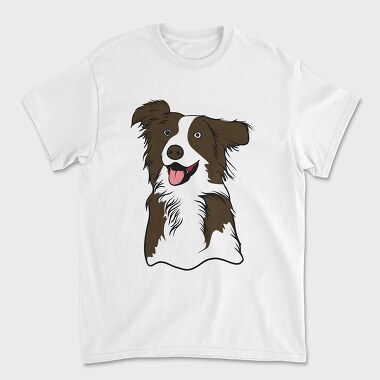 Dog Portrait 2, Tricou Barbati (Unisex)