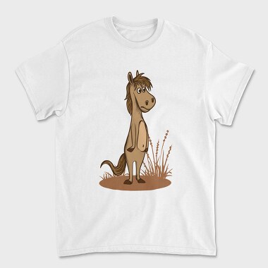 Horse Cartoon, Tricou Barbati (Unisex)