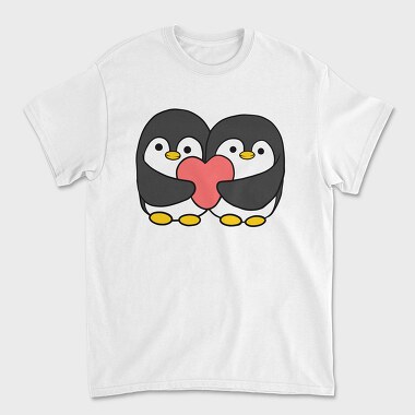 Penguins Heart, Tricou Barbati (Unisex)