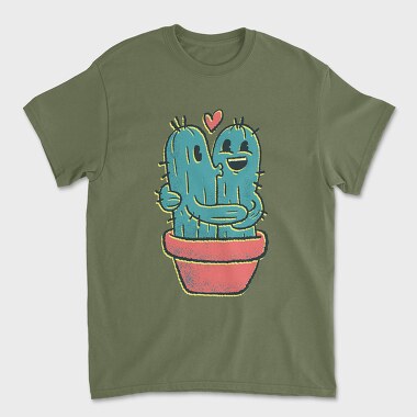 Tricou Barbati (Unisex), Cactus Couple