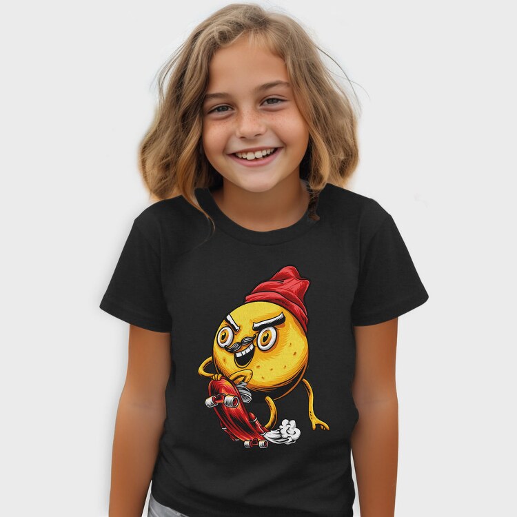 Skateboard Emoji, Tricou Copii