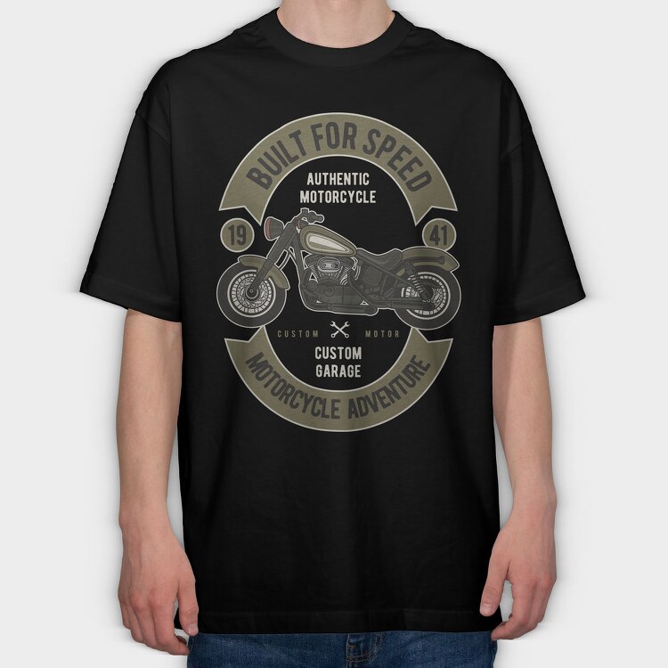 Built For Speed Adventure, Tricou Oversize Barbati (Unisex)