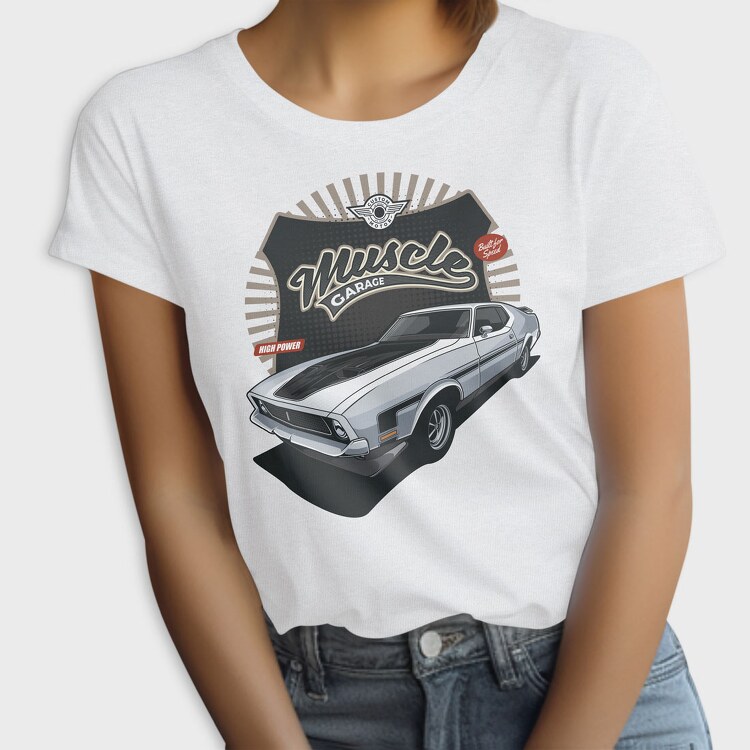 1972 Ford Mustang Mach 1 Fastback, Tricou Femei