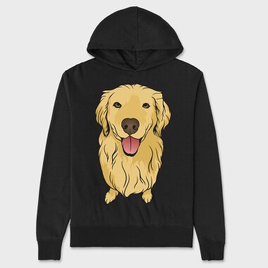 Dog Portrait 3, Hanorac Oversize Barbati (Unisex)