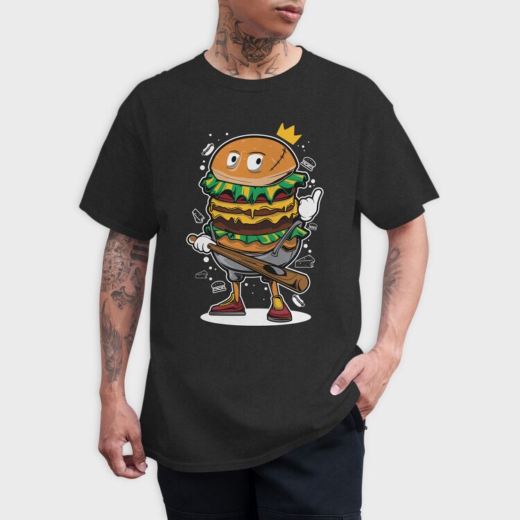 King Burger, Tricou Barbati (Unisex)