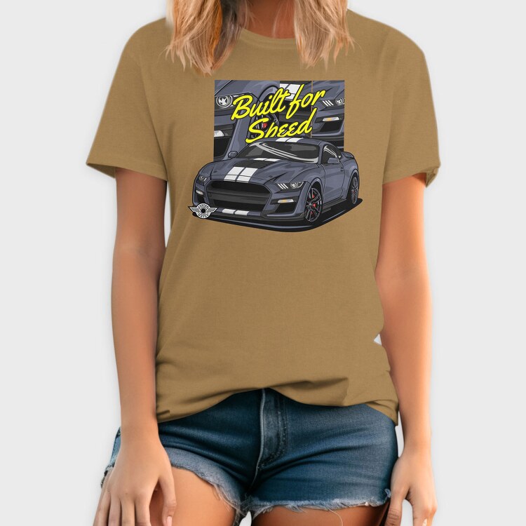 Built for Speed Mustang, Tricou Barbati (Unisex)