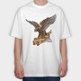 Eagle Banner, Tricou Oversize Barbati (Unisex)