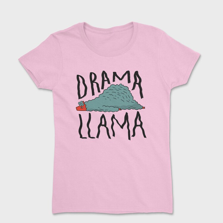 Tricou Femei, Drama Llama