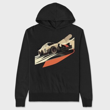 Classic Sports Car Bauhaus, Hanorac Oversize Barbati (Unisex)