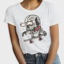 Skateboarding Skull 1, Tricou Femei
