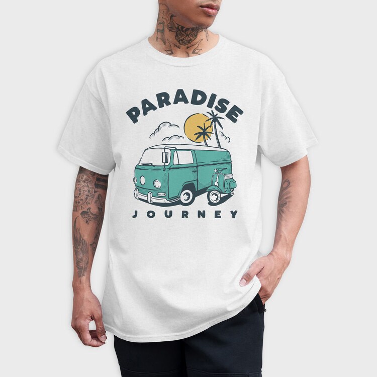 Paradise Road Trip, Tricou Barbati (Unisex)