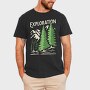 Exploration Evergreen, Tricou Barbati (Unisex)