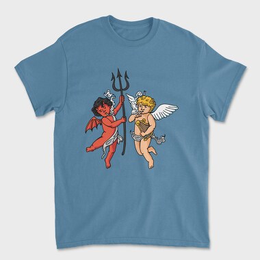 Tricou Barbati (Unisex), Demond Angel Smoking