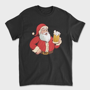 Tricou Barbati (Unisex), Santa Beer