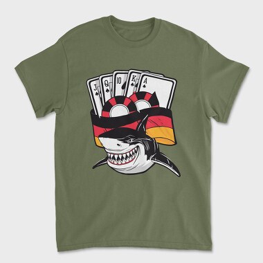 Tricou Barbati (Unisex), Poker Shark