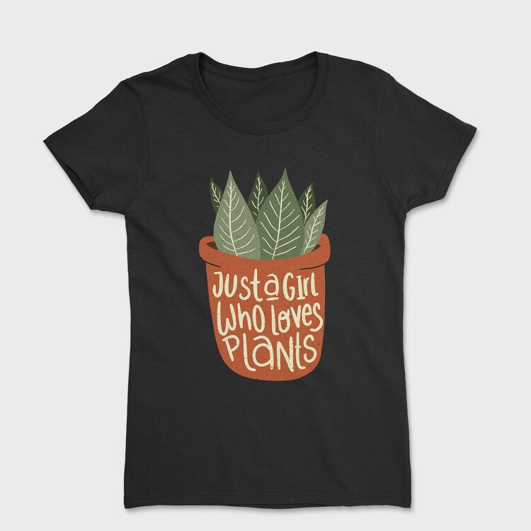 Girl Who Loves Plants, Tricou Femei